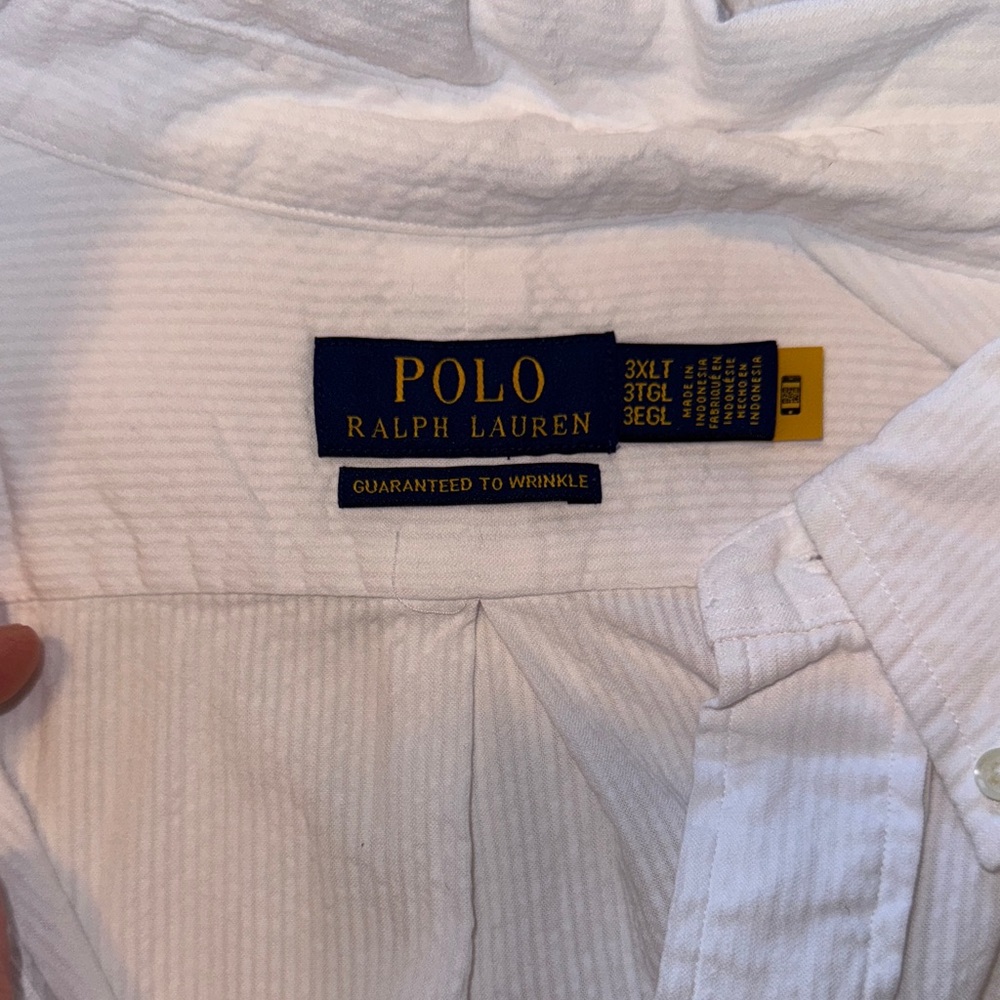 Polo by Ralph Lauren White Dress Shirt